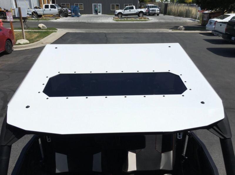 Polaris RZR XP 1000, Turbo Fast Back Aluminum Roof With SunRoof by Moto Armor