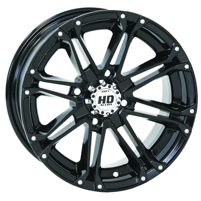 Polaris RZR 14" Black Hd3 Atv Wheels/Rims by STI Powersport Polaris RZR 14" Black Hd3 Atv Wheels/Rims Powersport Polaris RZR 14" Black Hd3 Atv Wheels/Rims Powersport   Polaris RZR 14" Black Hd3 Atv Wheels/Rims by STI Powersport - Image 2